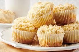 picture of lemon crumble muffins