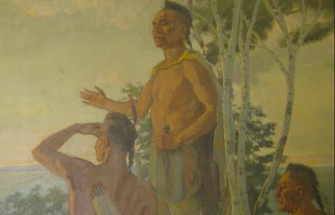 painting of Native Americans