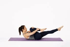 woman in Pilates pose