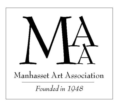 MAA Manhasset Art Association underlined and in script