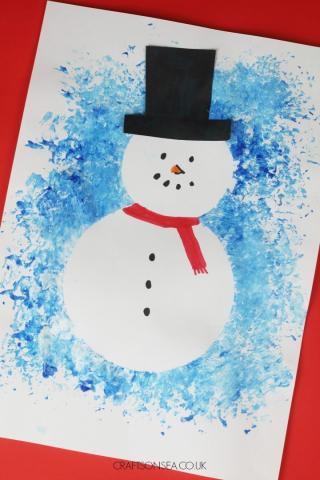 snowman art