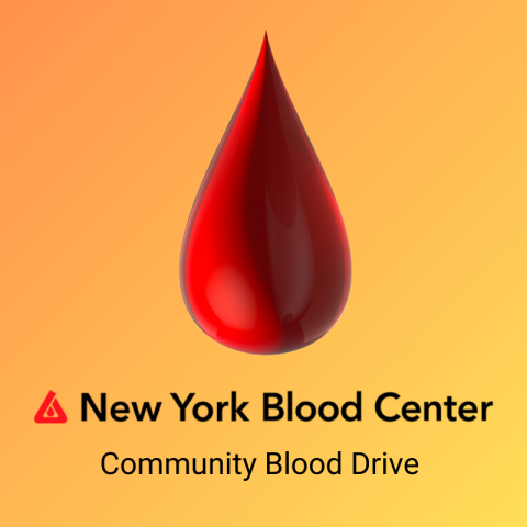 New York Blood Center Community Blood Drive Logo