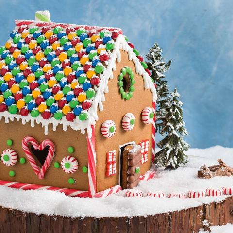 Decorate your own gingerbread house!