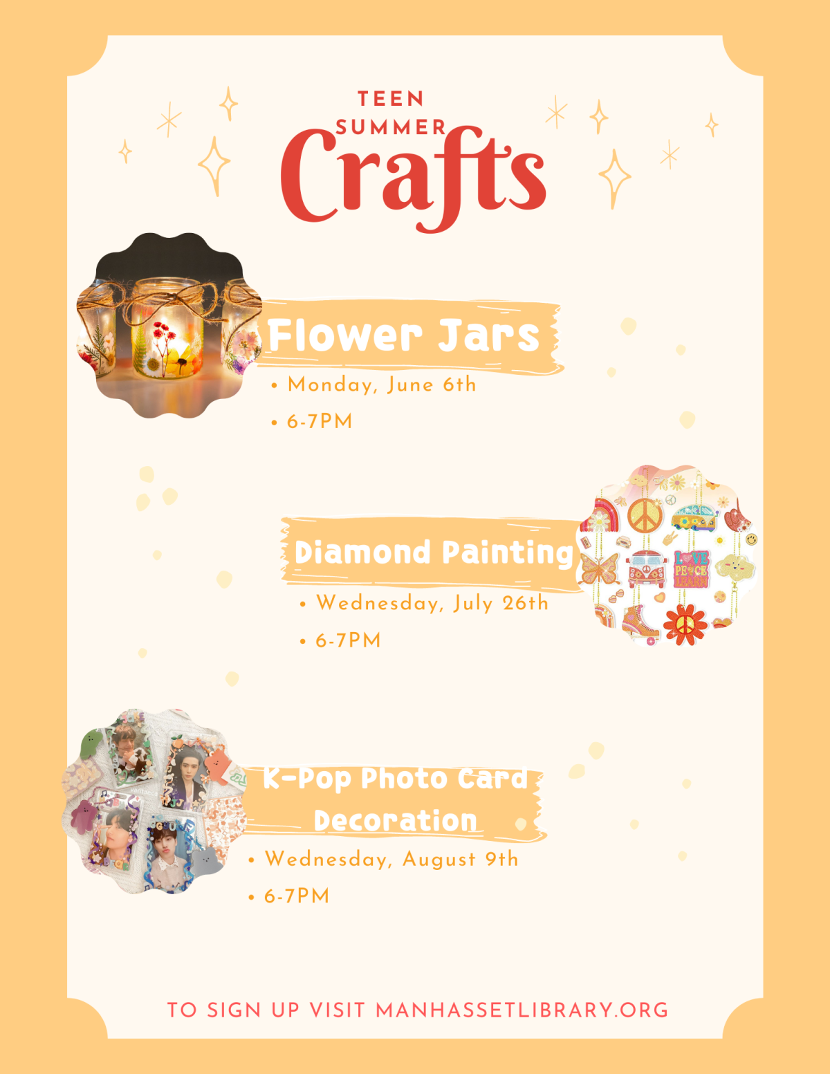 Summer Crafts Flyer