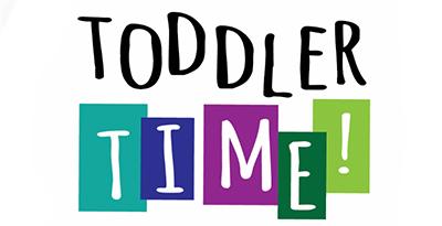 Toddler Time logo- text with blocks