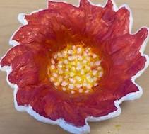 DIYA Lamp in the shape of a flower