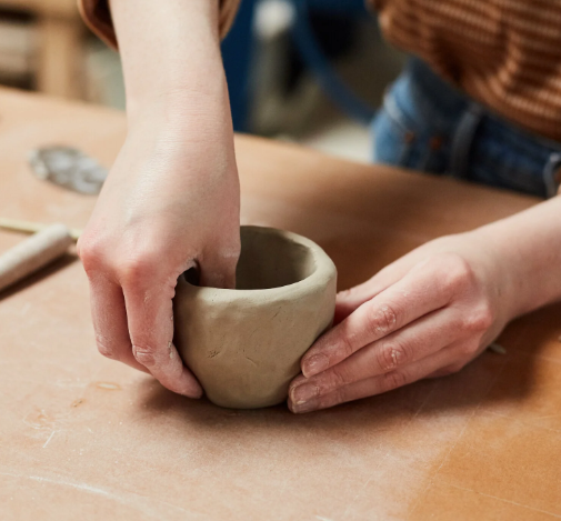 clay pinch pot